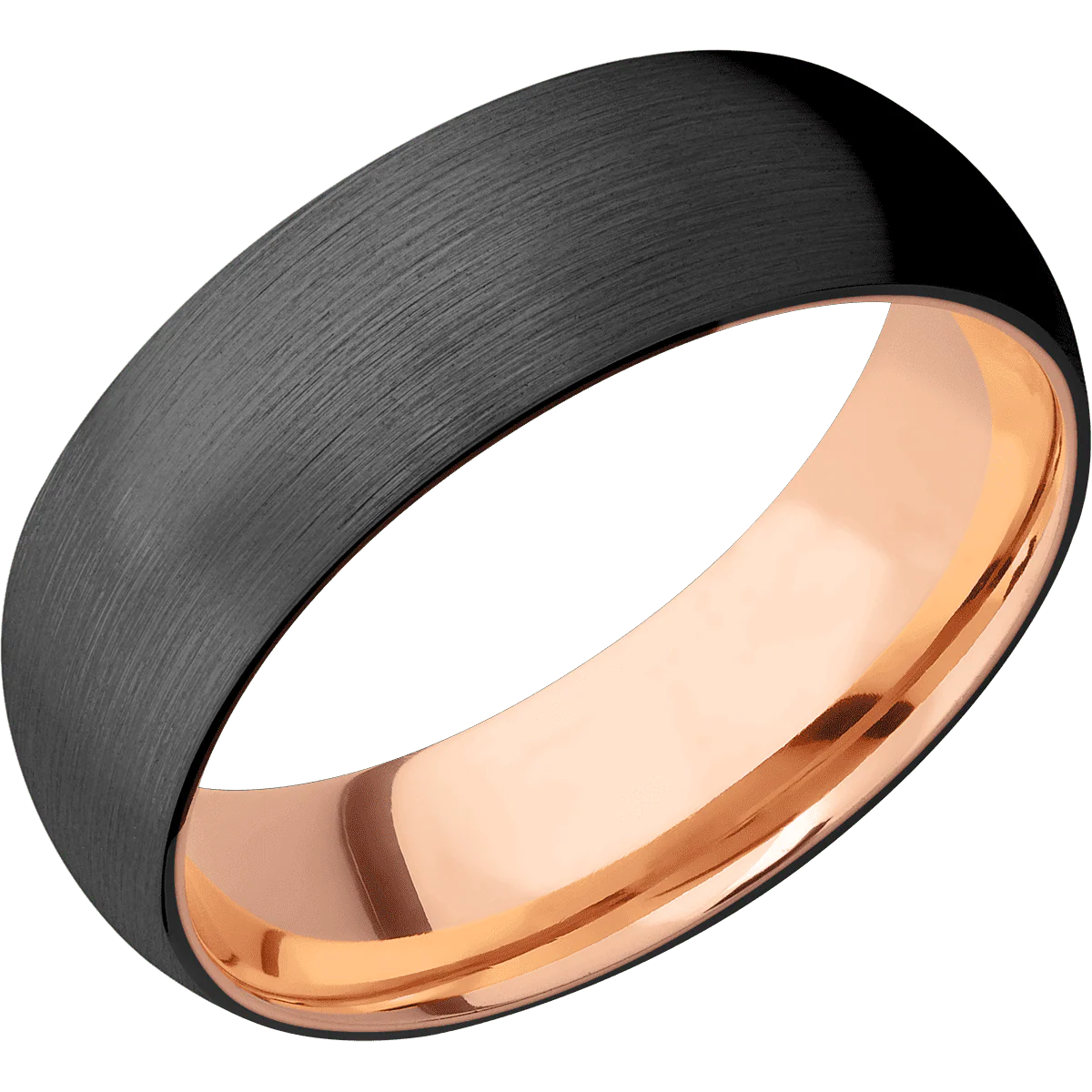 Zirconium + Satin Finish + 14K Rose Gold - Image 2