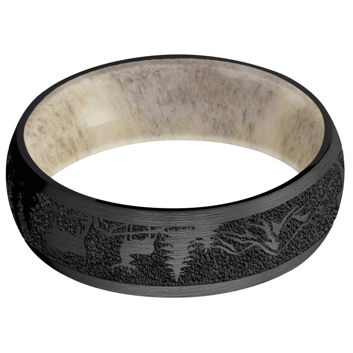 Zirconium + Satin Finish + Antler - Image 3