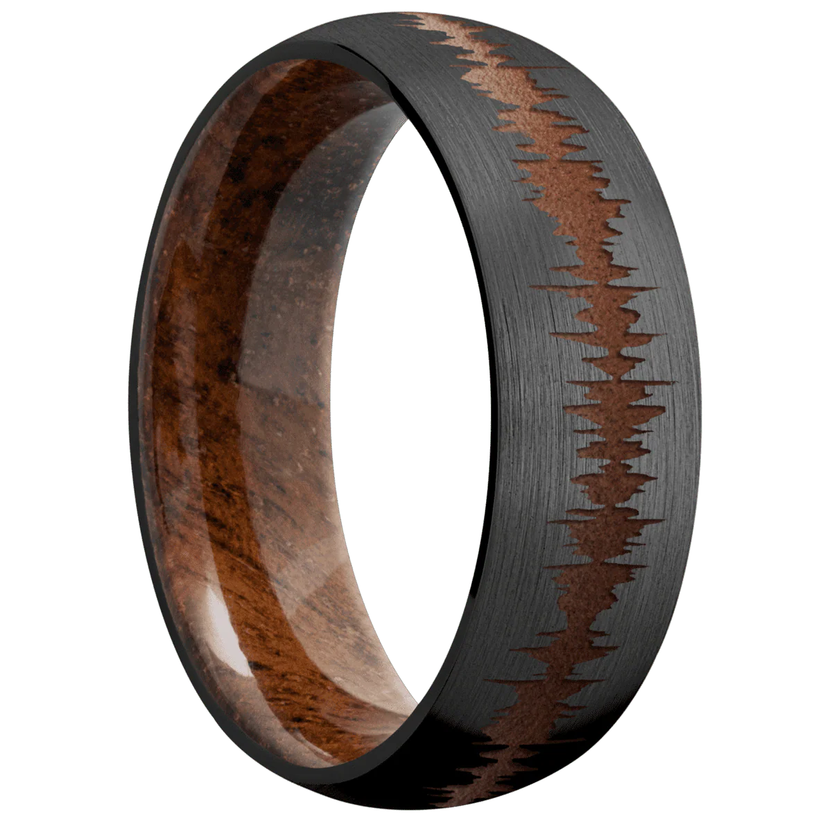 Zirconium + Satin Finish + Koa