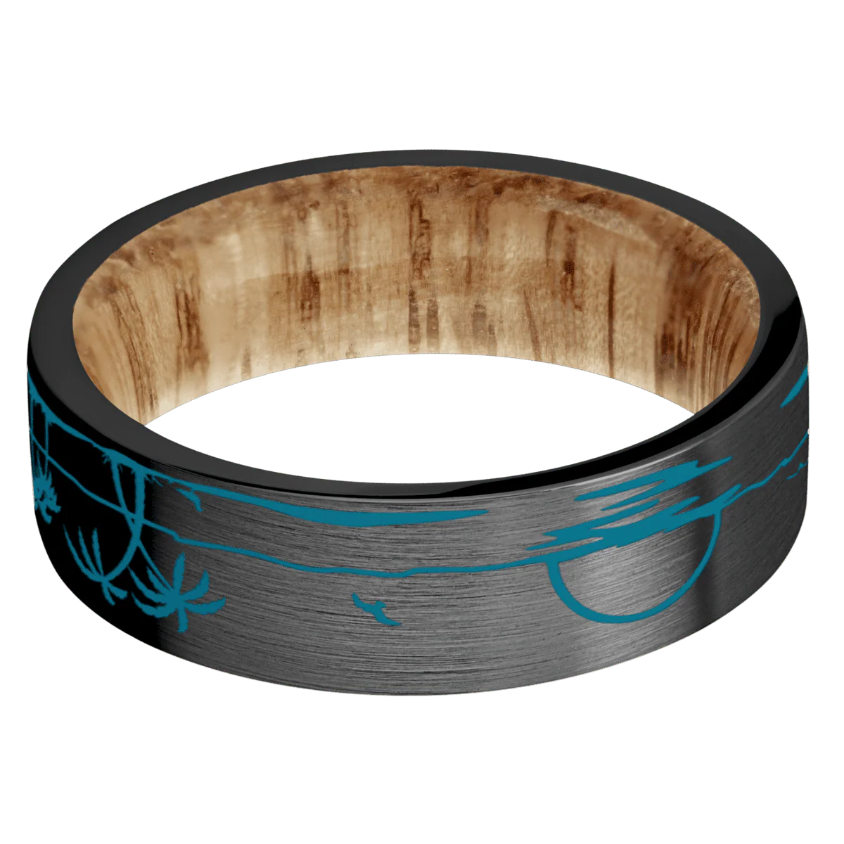 Zirconium + Satin Finish + Natural Oak - Image 3