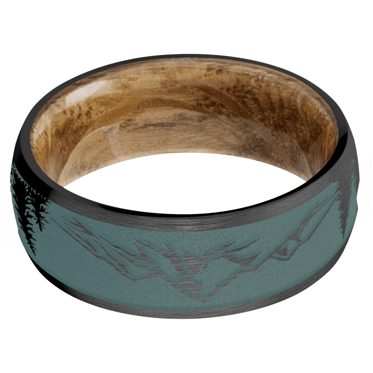 Zirconium + Satin Finish + Whiskey Barrel - Image 3