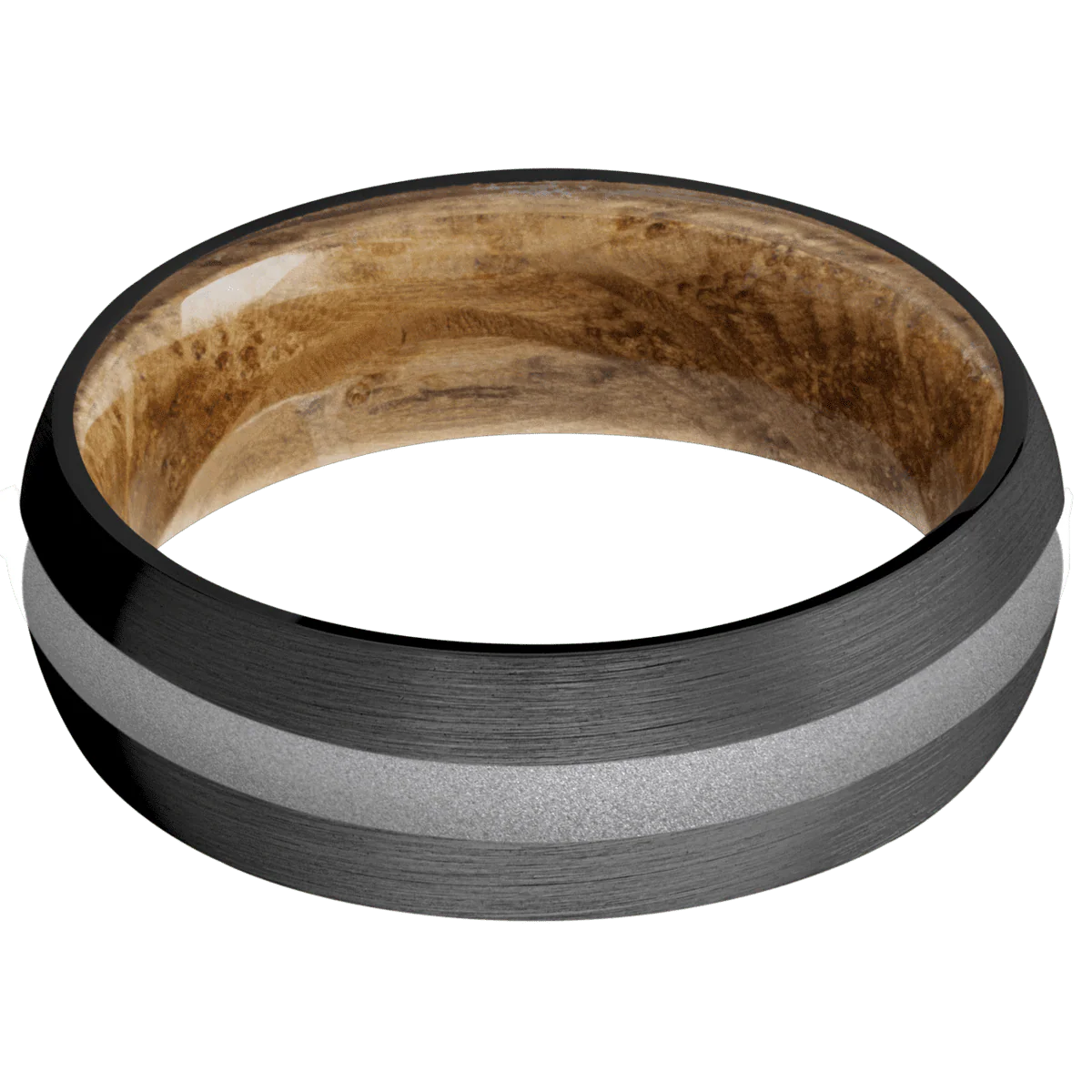 Zirconium + Satin Finish + Whiskey Barrel - Image 3
