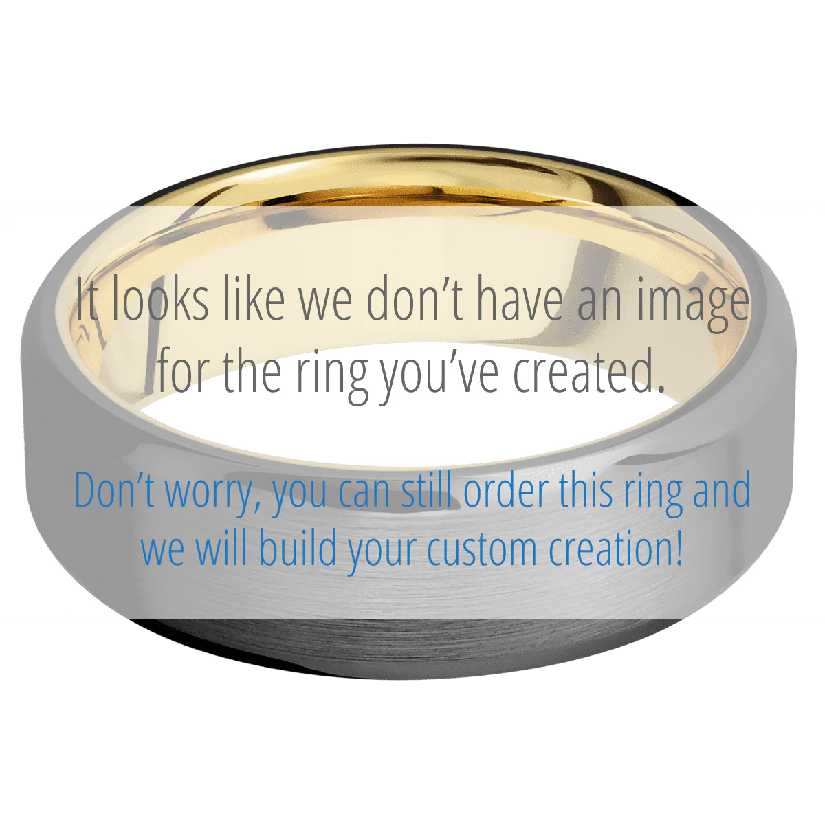 Zirconium + Satin , Polish Finish + 14K Yellow Gold - Image 3