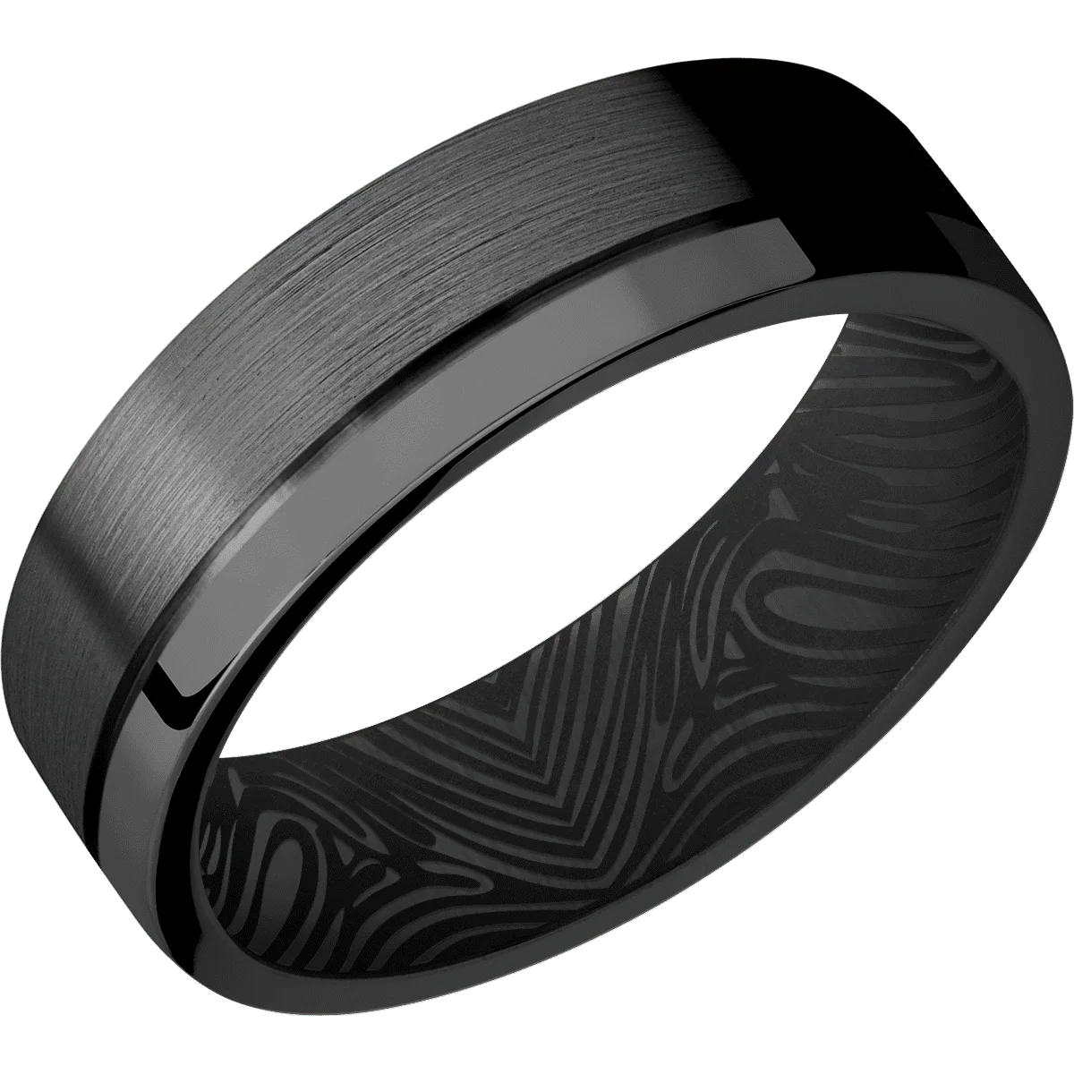 Zirconium + Satin , Polish Finish + Black - Image 2