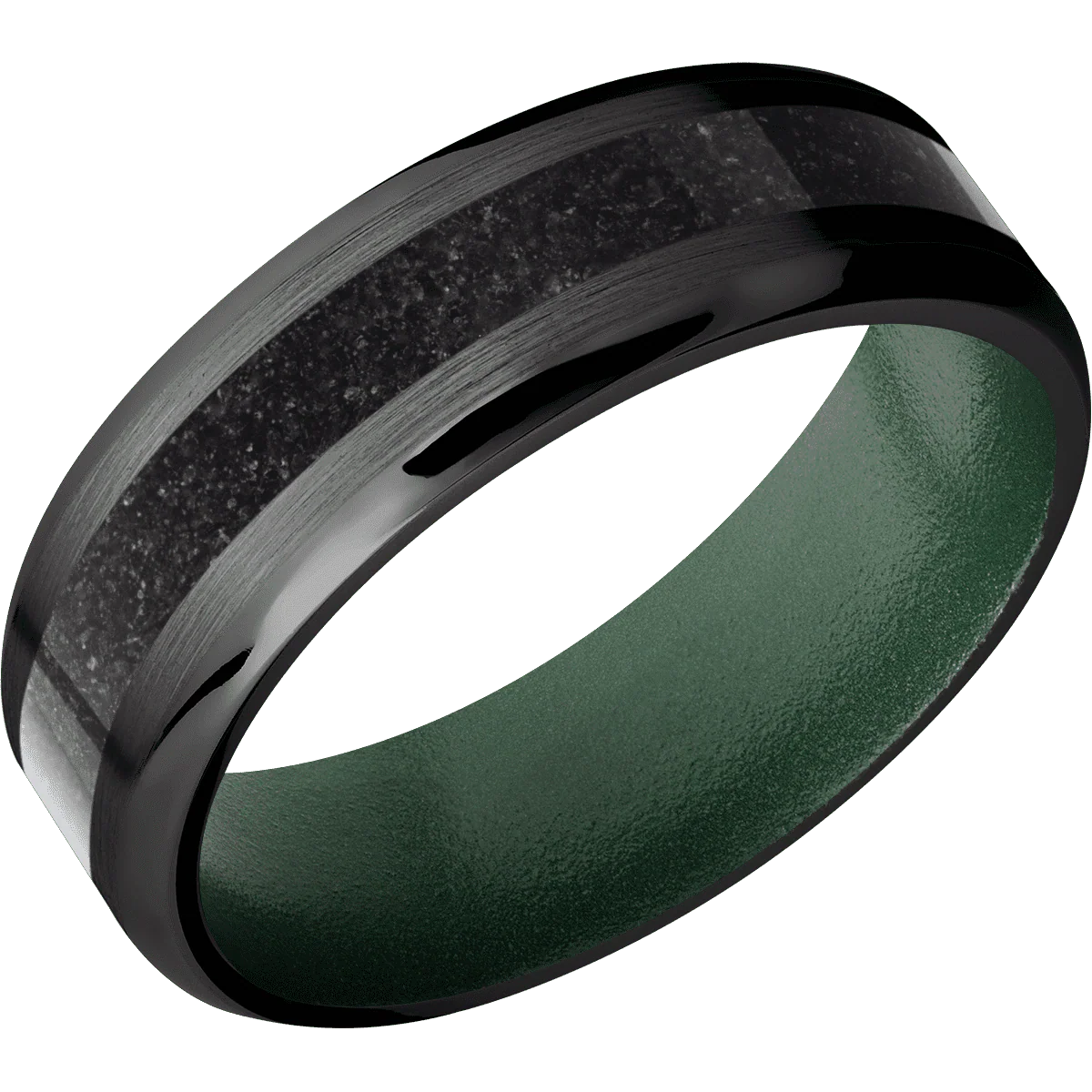 Zirconium + Satin , Polish Finish + Eastern Green - Image 2