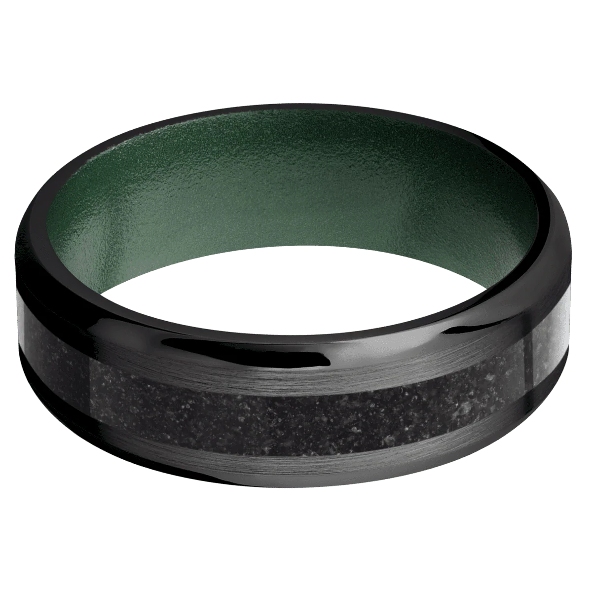 Zirconium + Satin , Polish Finish + Eastern Green - Image 3