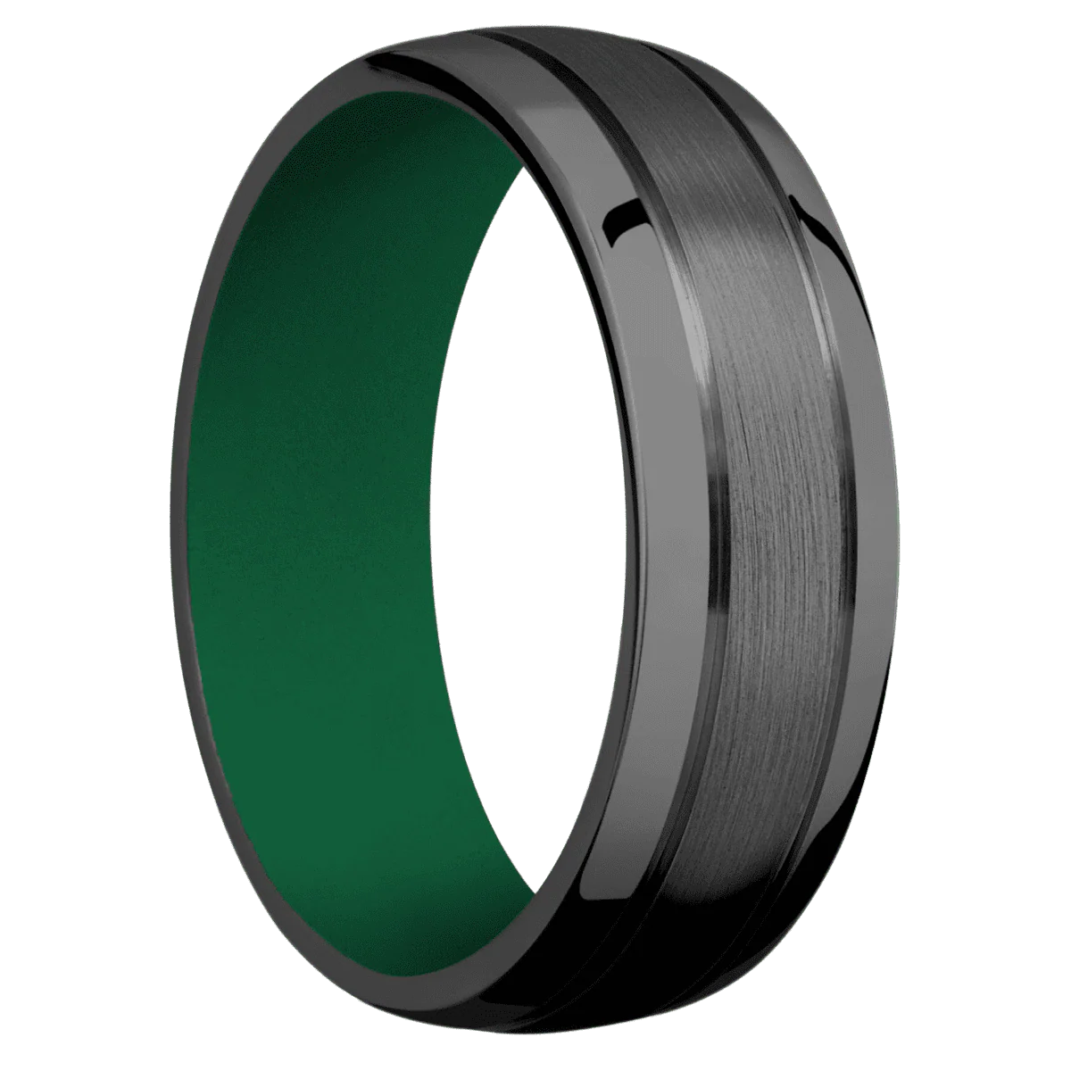 Zirconium + Satin , Polish Finish + Green