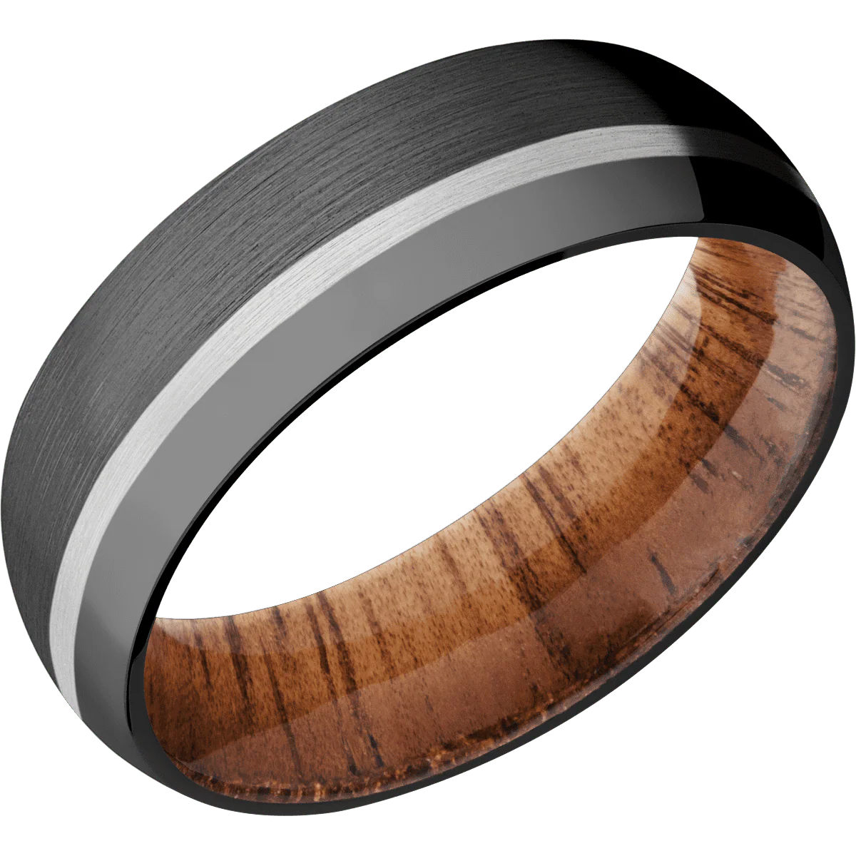 Zirconium + Satin , Polish Finish + Koa - Image 2