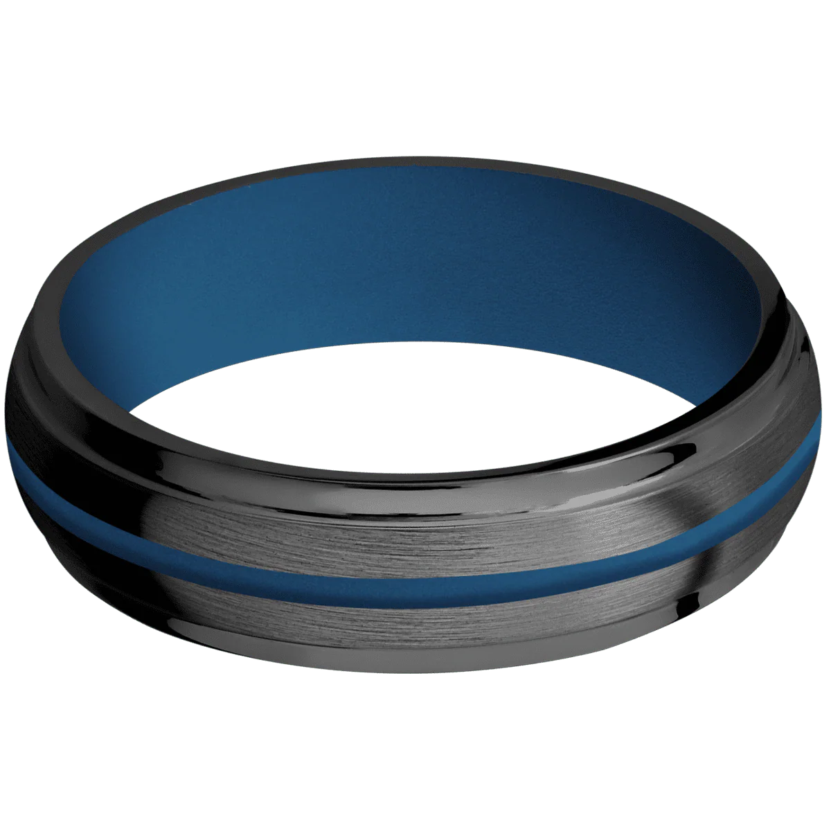 Zirconium + Satin , Polish Finish + Ridgeway Blue - Image 3