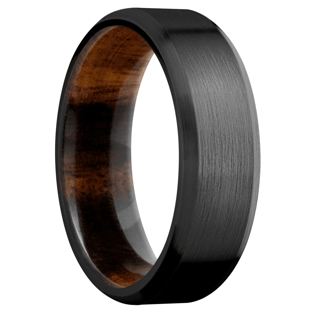 Zirconium + Satin , Satin Finish + Desert Iron Wood