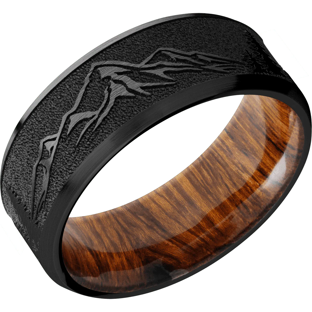 Zirconium + Satin , Satin Finish + Desert Iron Wood - Image 2