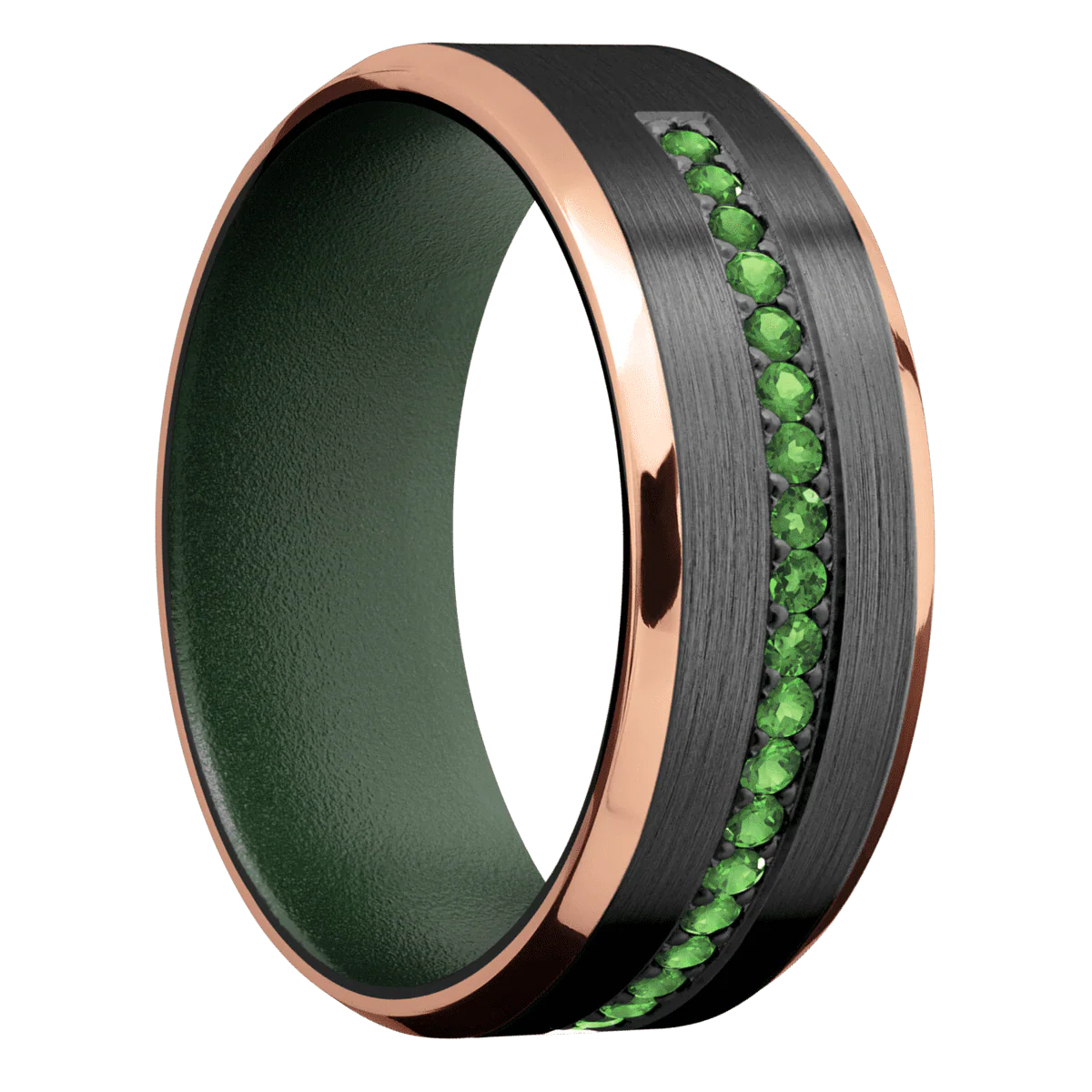 Zirconium + Satin , Satin Finish + Highland Green