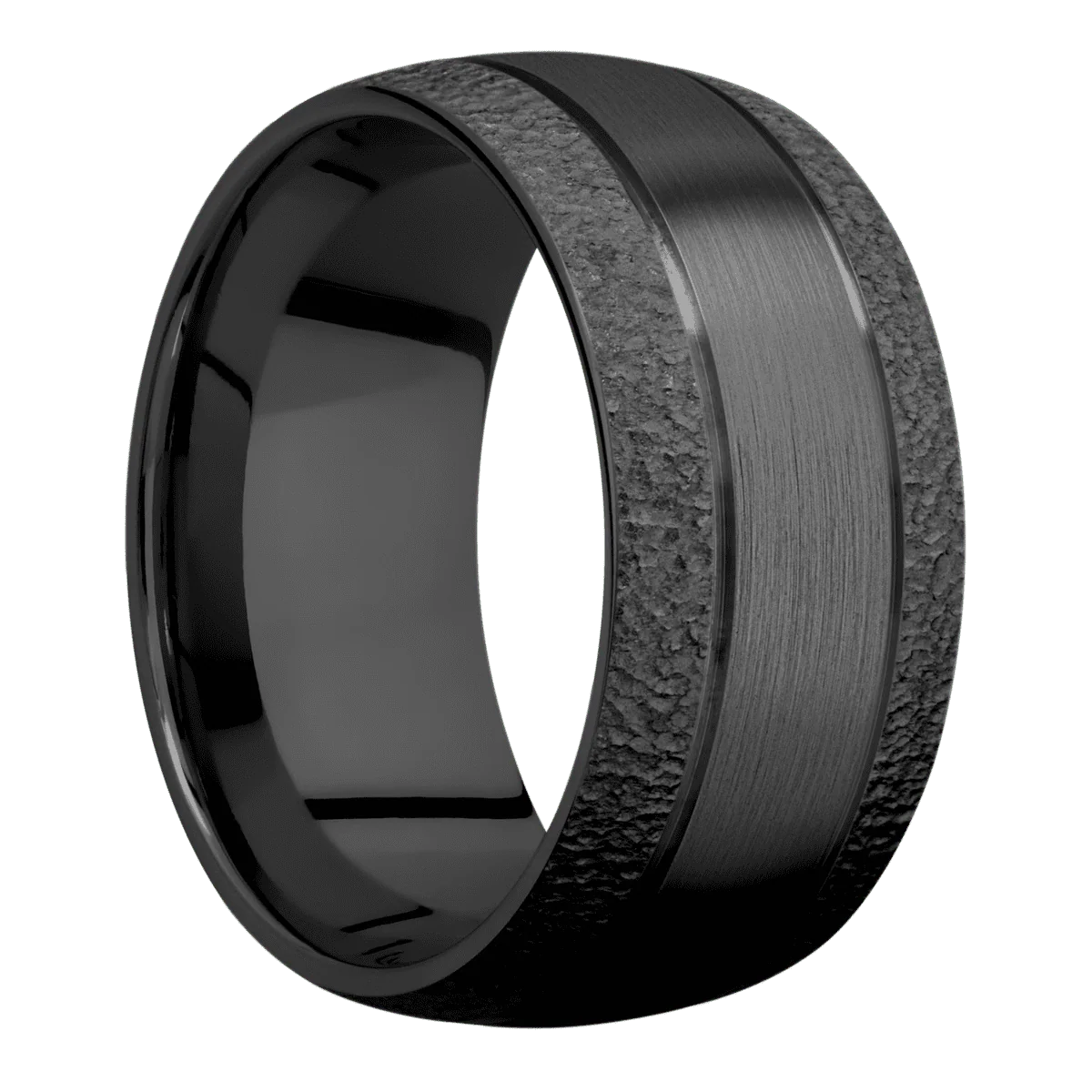 Zirconium + Satin , Stipple Finish
